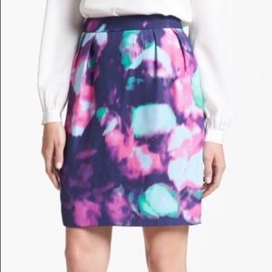 Kate Spade Barry Watercolor Pencil Skirt
